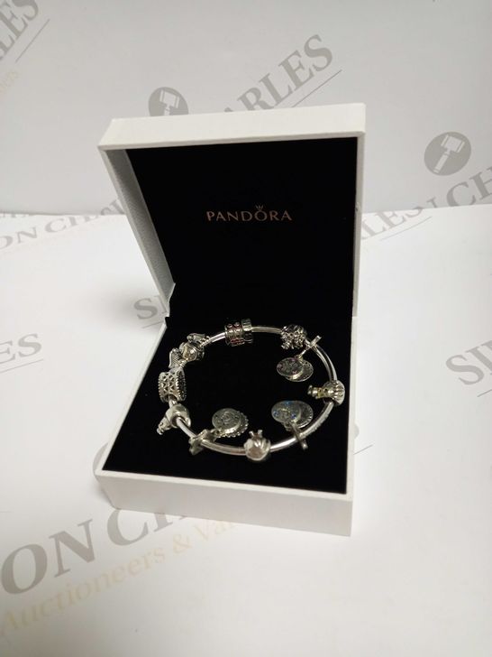 PANDORA BRACELET WITH ASSORTED HARRY POTTER CHARMS