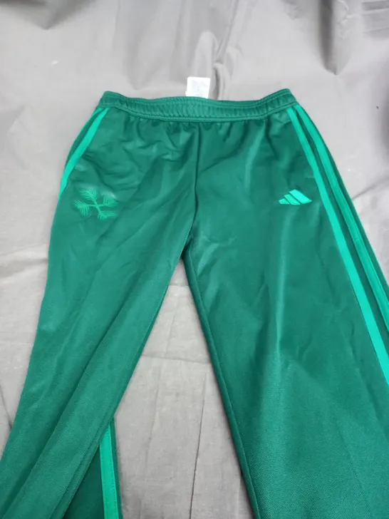 ADIDAS CELTIC FOOTBALL CLUB TRACKSUIT PANTS - UK 13-14 YEARS