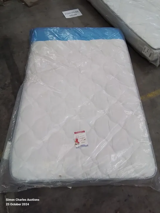 QUALITY BAGGED 120CM AIRSPRUNG MICRO QUILT SMALL DOUBLE MATTRESS RRP £209