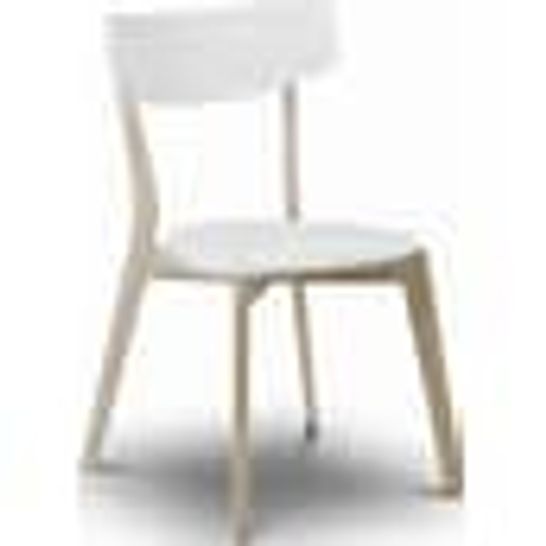 BOXED CASA DINING CHAIR WHITE/LIME (1 BOX OF 4)