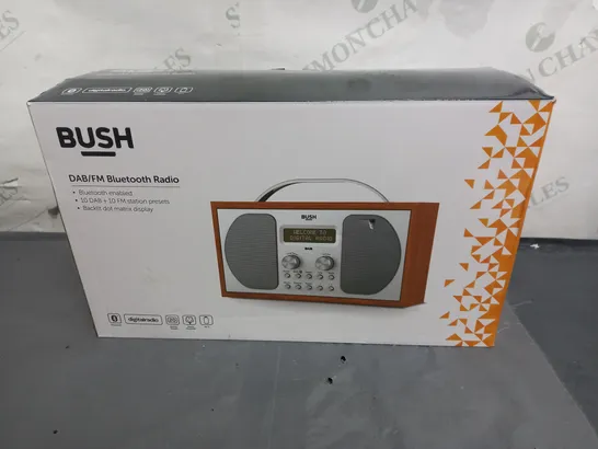 BUSH BLUETOOTH DAB FM WOODEN RADIO