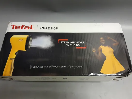 BOXED TEFAL PURE POP PORTABLE CLOTHES STEAMER