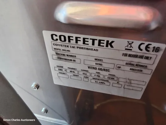 COFFEETEK VITRO BEAN TO CUP COFFE MACHINE