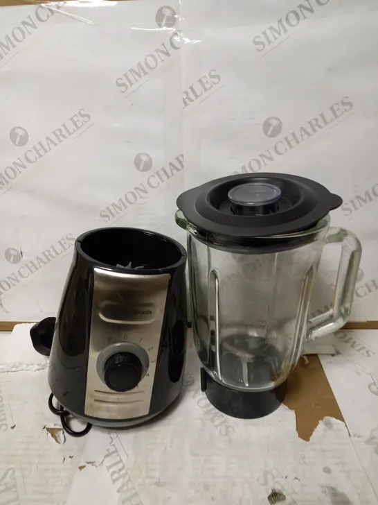 MORPHY RICHARDS GLASS TABLE BLENDER