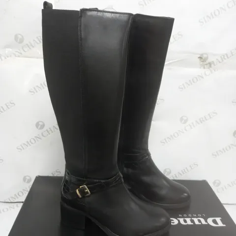 BOXED DUNE LONDON LEATHER BOOTS SIZE 5