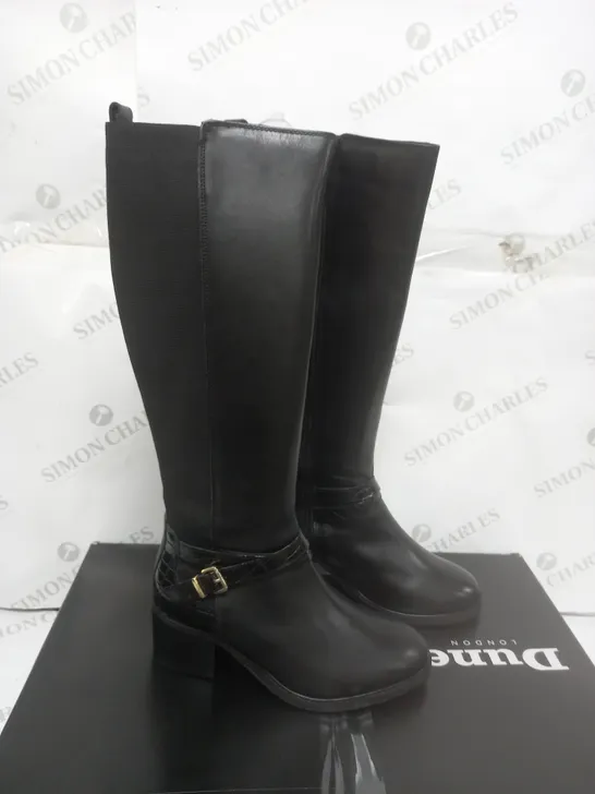 BOXED DUNE LONDON LEATHER BOOTS SIZE 5