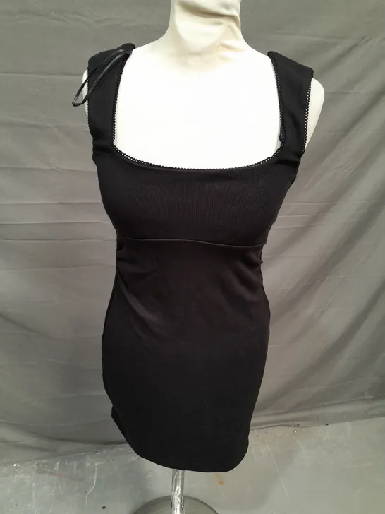 STRADIVARIUS MINI DRESS IN BLACK SIZE S