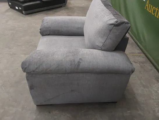 DESIGNER GREY COSY ARMCHAIR 