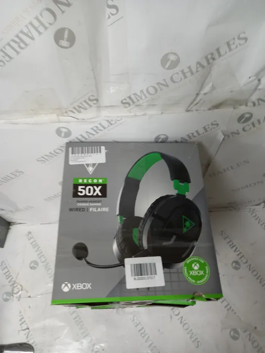 5X TURTLE BEACH RECON 50X HEADSETS - BLACK 