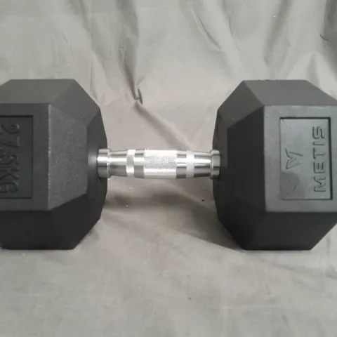 METIS RUBBER HEX 27.5KG DUMBELL