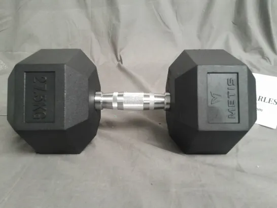 METIS RUBBER HEX 27.5KG DUMBELL