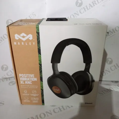 BOXED MARLEY POSITIVE VIBATION XL ANC BLUETOOTH HEADPHONES EM-JH151-SB