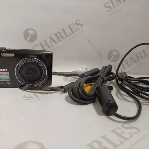 NIKON COOLPIX S3100 DIGITAL CAMERA - BLACK