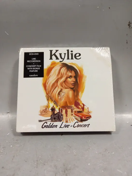 SEALED KYLIE GOLDEN LIVE IN CONCERT BONUS CD & DVD COLLECTION 