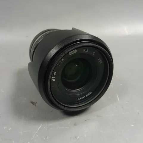 SAMYANG 21MM 1:1:4 CAMERA LENS 