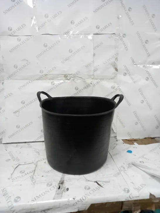 LARGE STORAGE BUCKET IN BLACK 