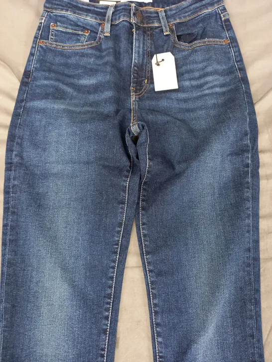 LEVI'S 721 HIGH-RISE SKINNY JEANS IN BLUE SIZE 29/32