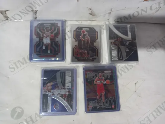 LOT OF APPROXIMATELY 5 ASSORTED PACKS OF PANINI BASKETBALL TRADING CARDS