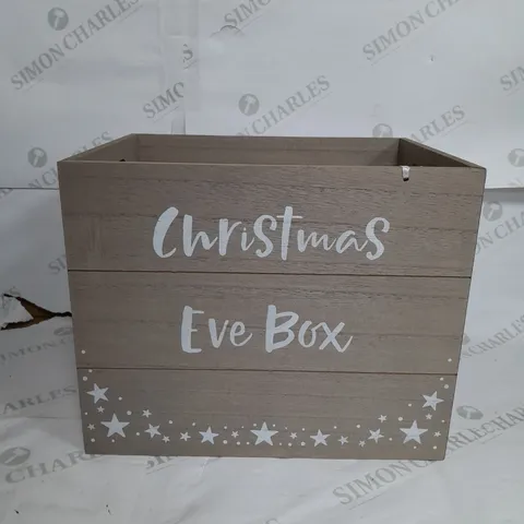 BOXED SET OF 2 BRAND NEW CHRISTMAS EVE WOODEN BOX 