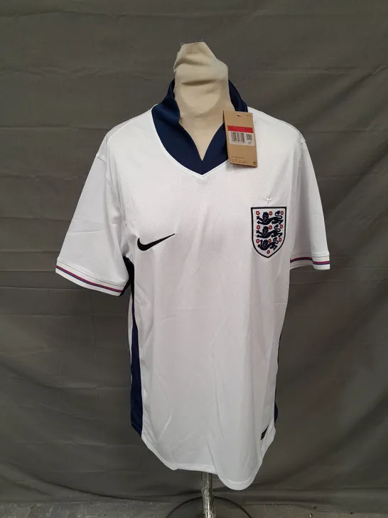 NIKE FOOTBALL ENGLAND JERSEY IN WHITE/BLUE SIZE L