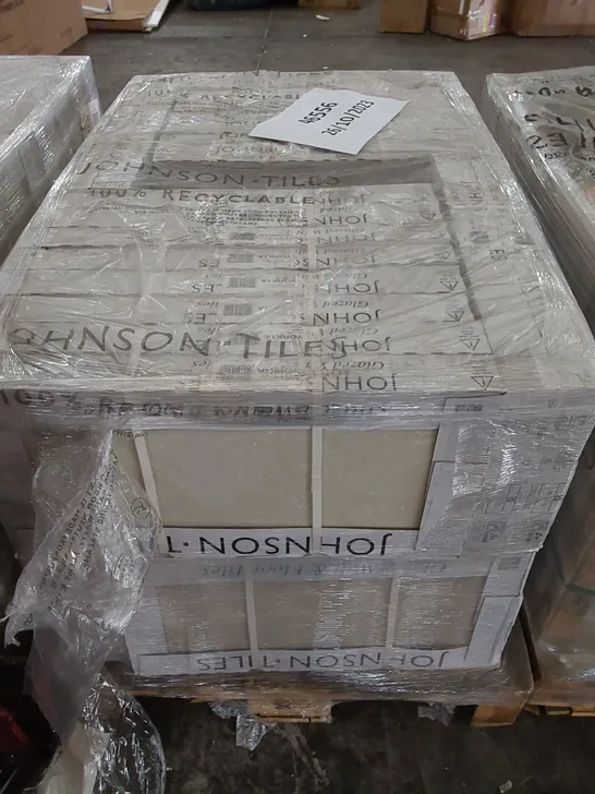 PALLET CONTAINING 40 CARTONS OF JOHNSONS CTD YORK STONE  TILES - 5 PER PACK / 597X297X10MM