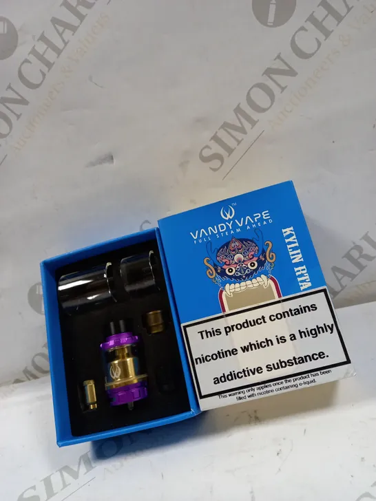 VANDY VAPE FULL STEAM AHEAD  KYLIN RTA - GOLD/PURPLE 