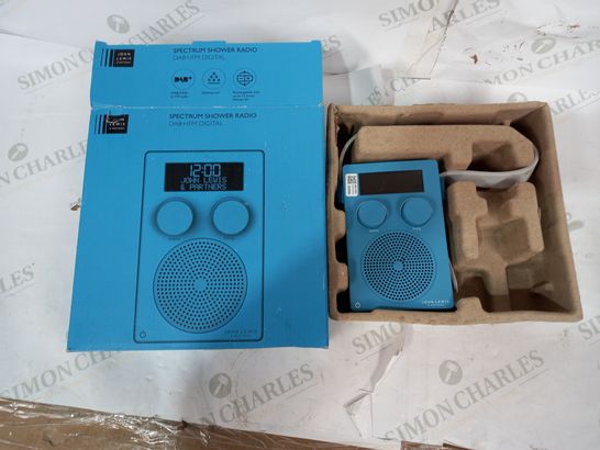 BOXED DAB+FM DIGITAL SPECTRUM SHOWER RADIO
