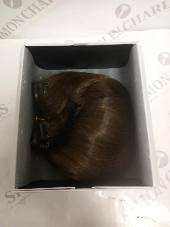 BOXED EASILOCKS CLIP IN EXTRA VOLUME SIDE PIECES - BROWN COCOA 