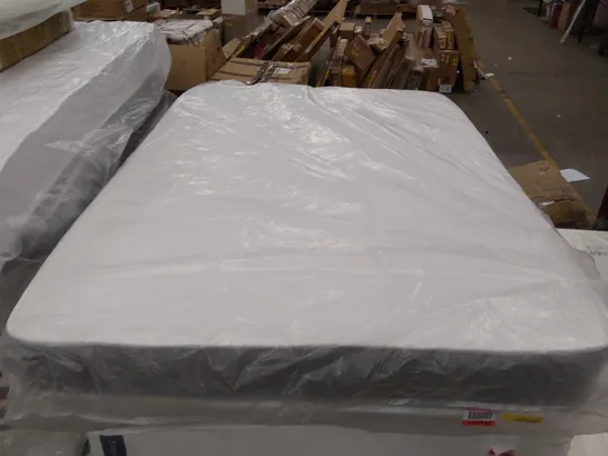 QUALITY BAGGED 4'6" DOUBLE MEMORY FOAM OPEN COIL MATTRESS