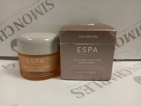 BOXED ESPA TRI-ACTIVE LIFT & FIRM MOISTURISER 55ML