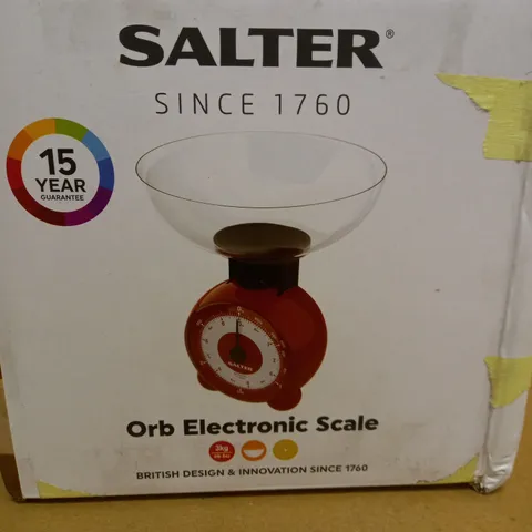 BOXED SALTER ORB ELECTRONIC SCALE