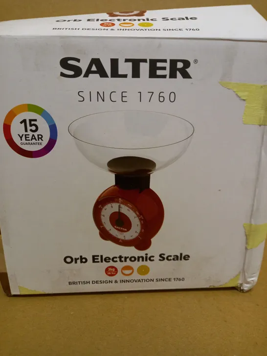 BOXED SALTER ORB ELECTRONIC SCALE