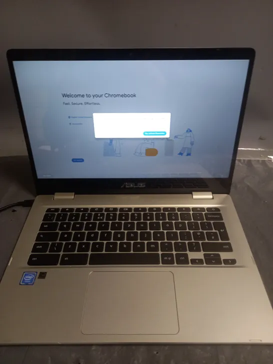 UNBOXED ASUS C423N INTEL INSIDE CHROME LAPTOP