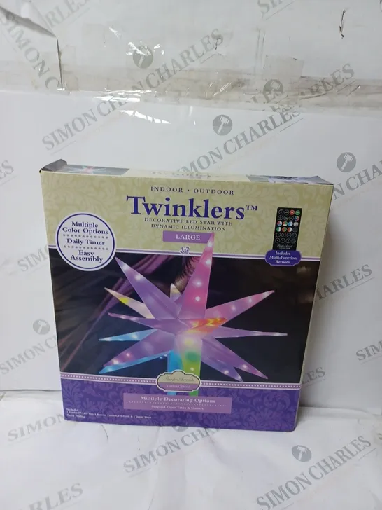 TWINKLERS STAR LIGHT MULTICOULR PLUS REMOTE CONTROL