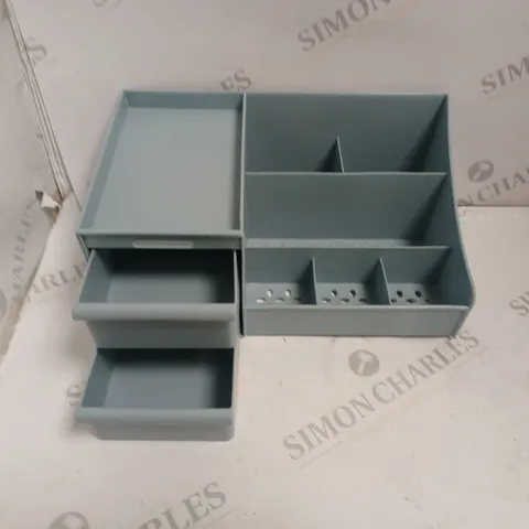 TEAL PLACTIC STORAGE DRAWERS