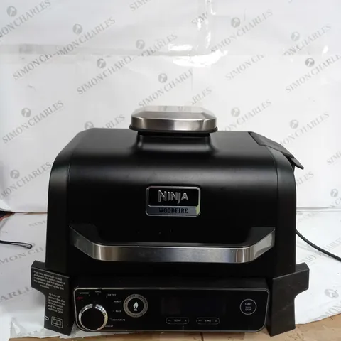 BOXED NINJA WOODFIRE ELECTRIC BBQ GRILL & SMOKER OG701UKQ