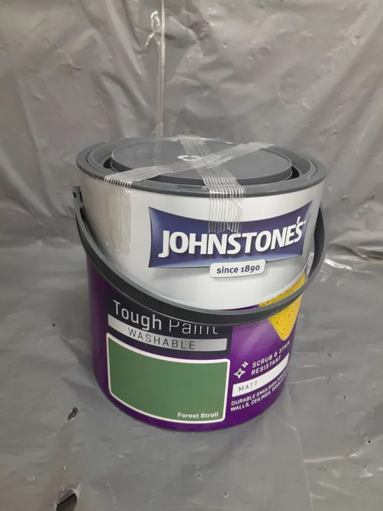 JOHNSTONE'S WASHABLE MATT TOUGH PAINT FOREST STROLL - 2.5L