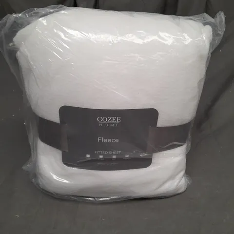 BAGGED COZEE HOME FLEECE FITTED SHEET SIZE SUPERKING