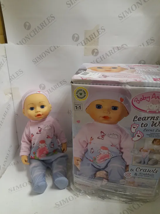 BABY ANNABELL LILLY LEARNS TO WALK 43CM DOLL RRP £69.99