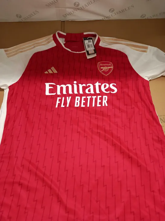 ARSENAL FC HOME SHIRT WITH NOVAK 10 SIZE XL