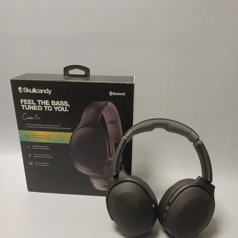 BOXED SKULLCANDY BLUETOOTH CRUSHER EVO HEADSET - MISSING AUDIO CABLE 