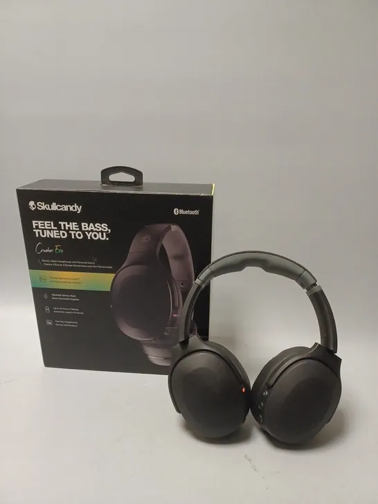 BOXED SKULLCANDY BLUETOOTH CRUSHER EVO HEADSET - MISSING AUDIO CABLE 