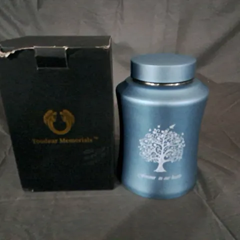BOXED YOUDEAR MEMORIALS STAINLESS STEEL URN