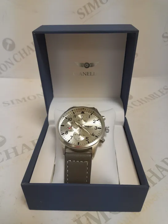 GIANELLO GREY STRAP MES CHRONOGRAPH WATCH 