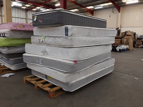 PALLET OF APPROXIMATELY 7X MATTRESS OF VARIOUS SIZES AND BRANDS 