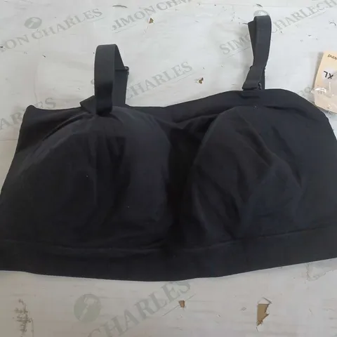 TRUEKIND BLACK SPORTS BRA - 2XL