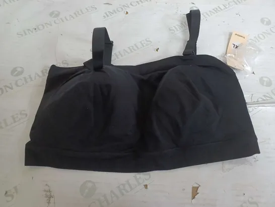 TRUEKIND BLACK SPORTS BRA - 2XL