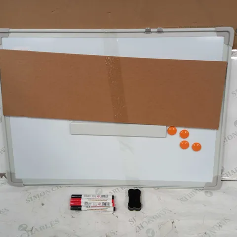 OFFICE WHITEBOARD WITH MARKERS