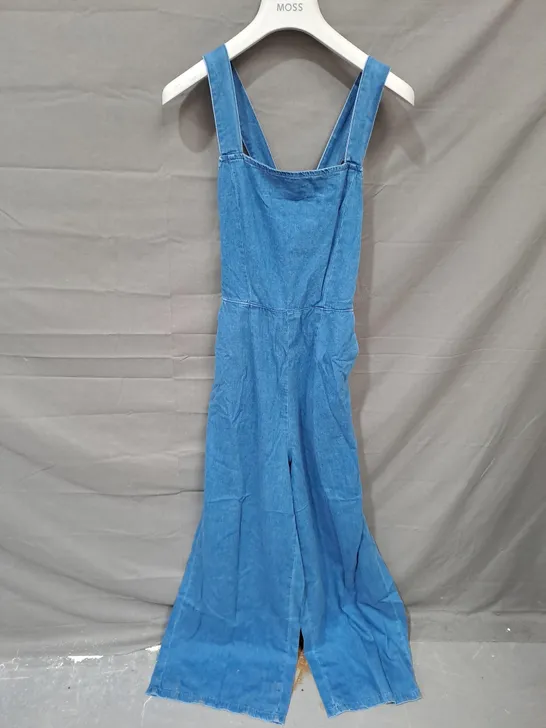 NOBODY'S CHILD DENIM MAISIE JUMPSUIT IN BLUE SIZE 12