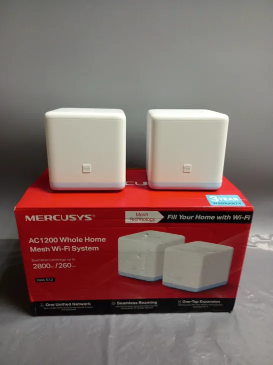 MERCUSYS AC1200 WHOLE HOME MESH WI-FI SYSTEM